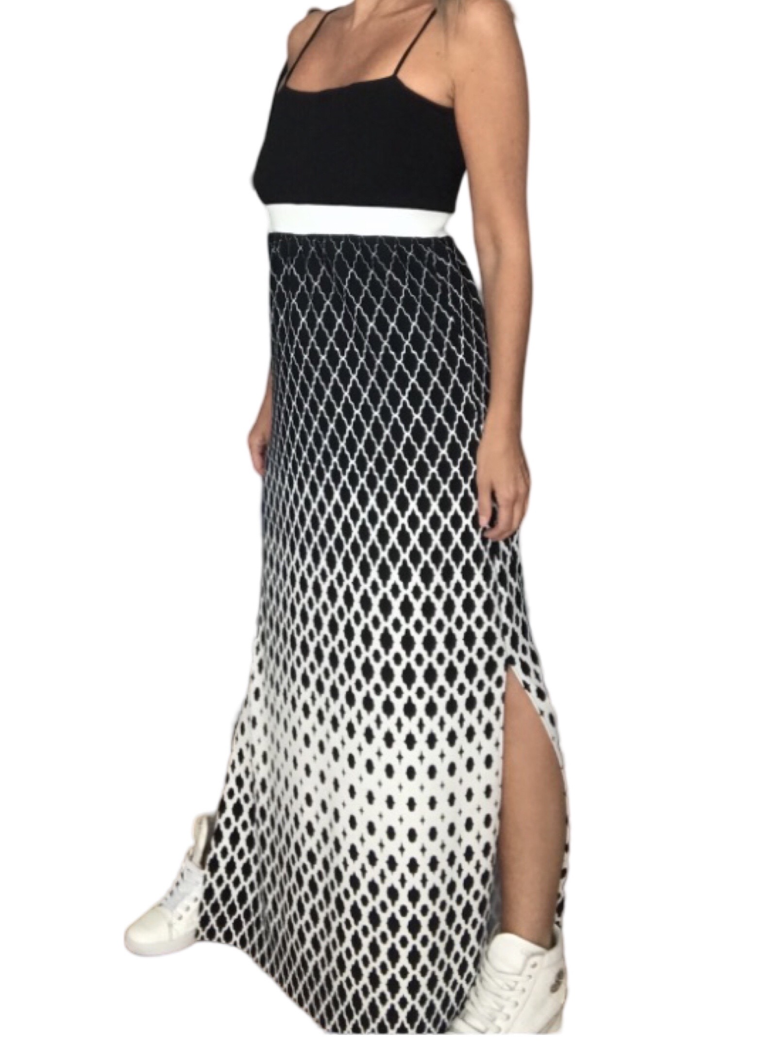 Dlouhé letní šaty BOROS DR-L-BW003